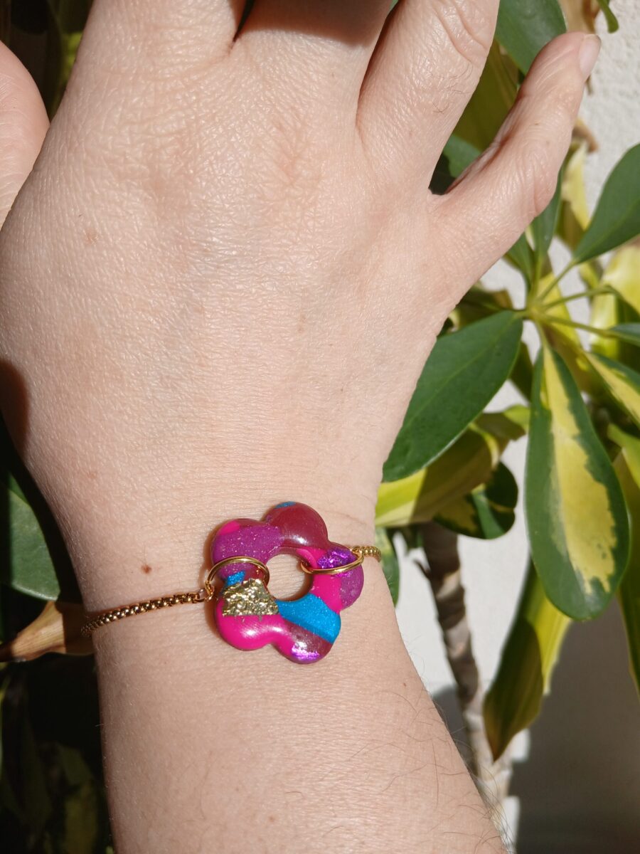 Bracelet - Eva la fleur au poignet