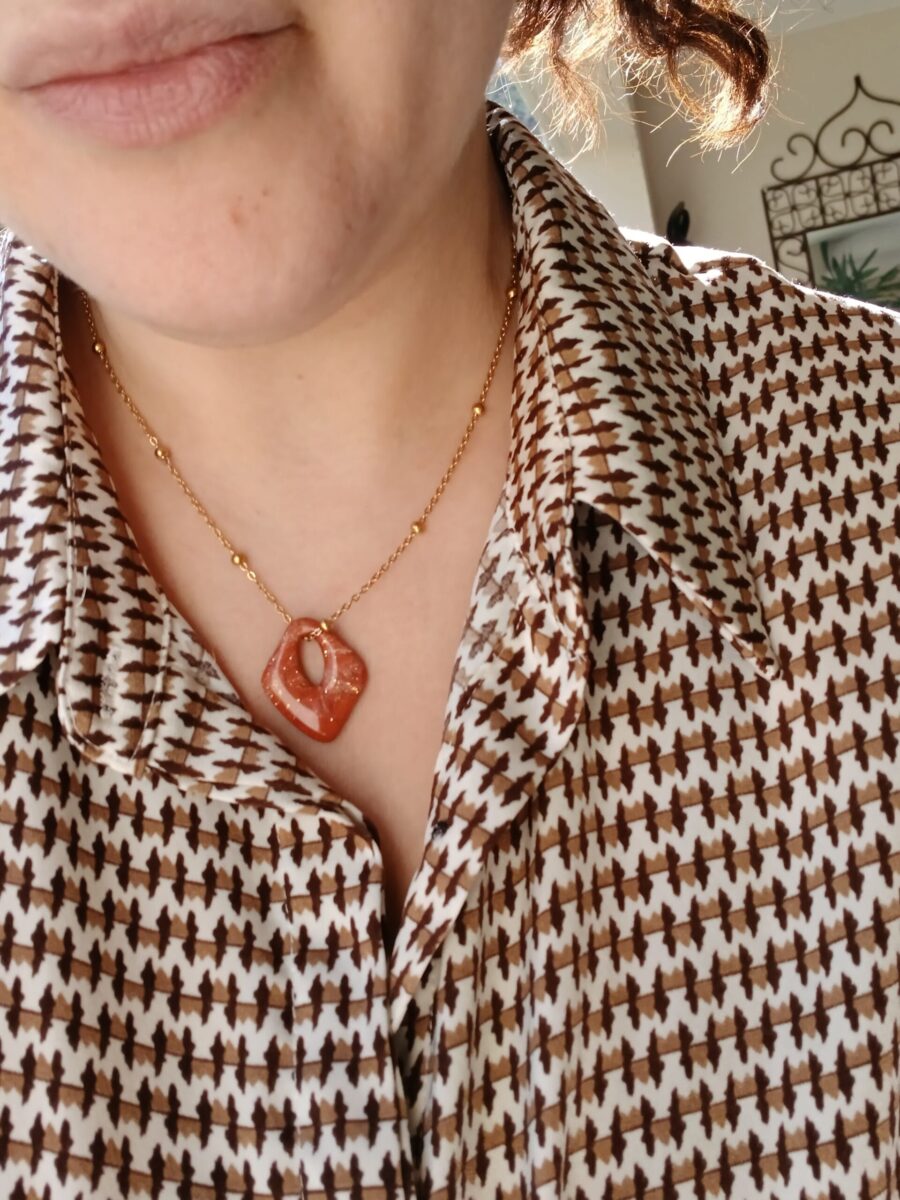 Les Laures - Collier losange