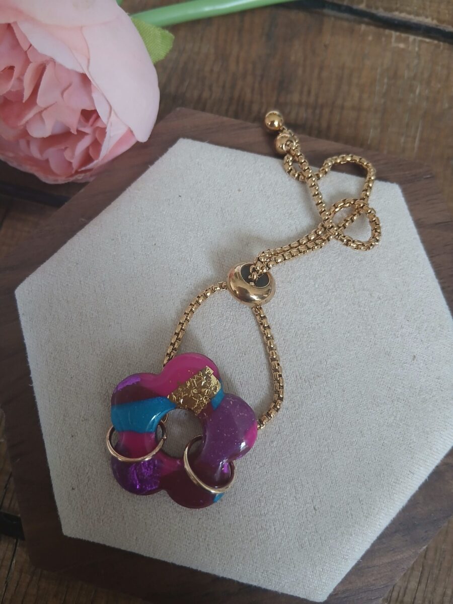 Bracelet - Eva la fleur au poignet