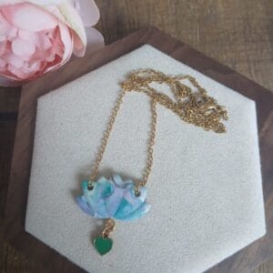 Collier— Justine la combinaison poétique