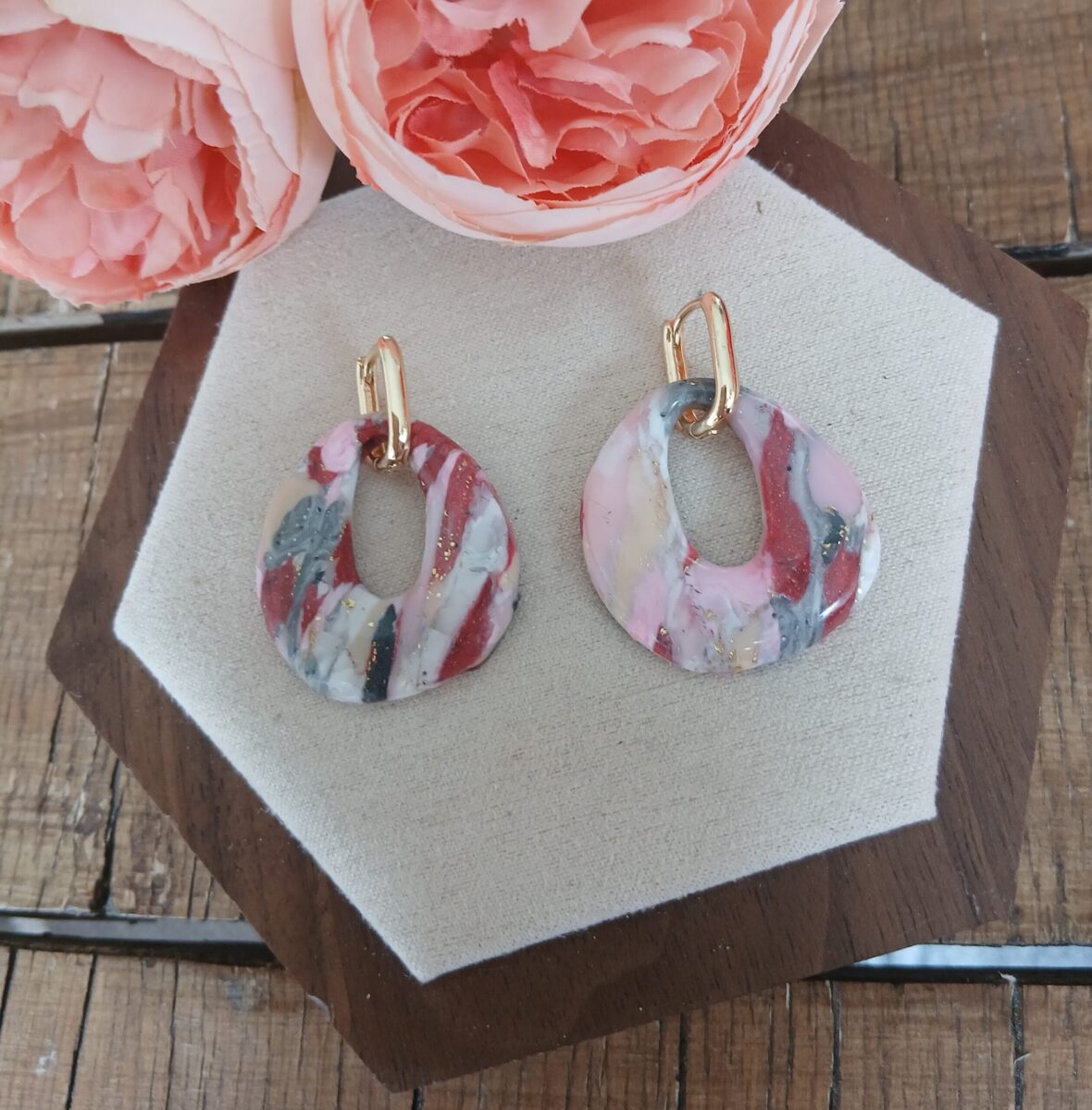 Les Roxane — Boucles d’oreilles ronde et généreuse