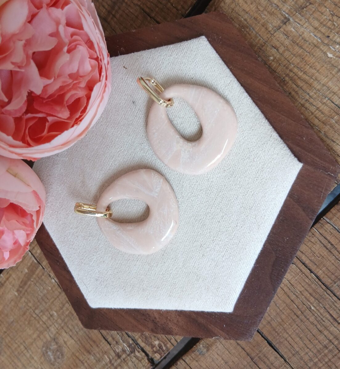 Les Roxane — Boucles d’oreilles ronde et généreuse