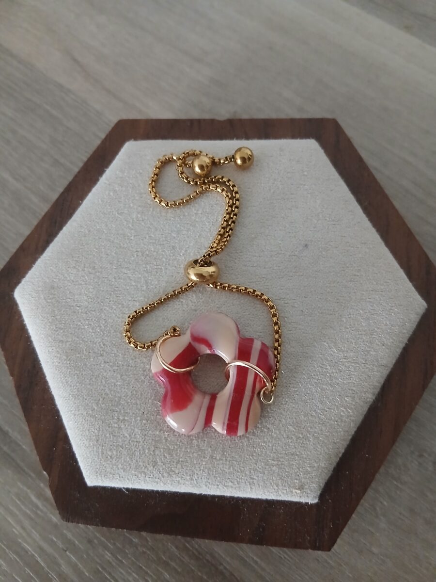 Bracelet - Eva la fleur au poignet