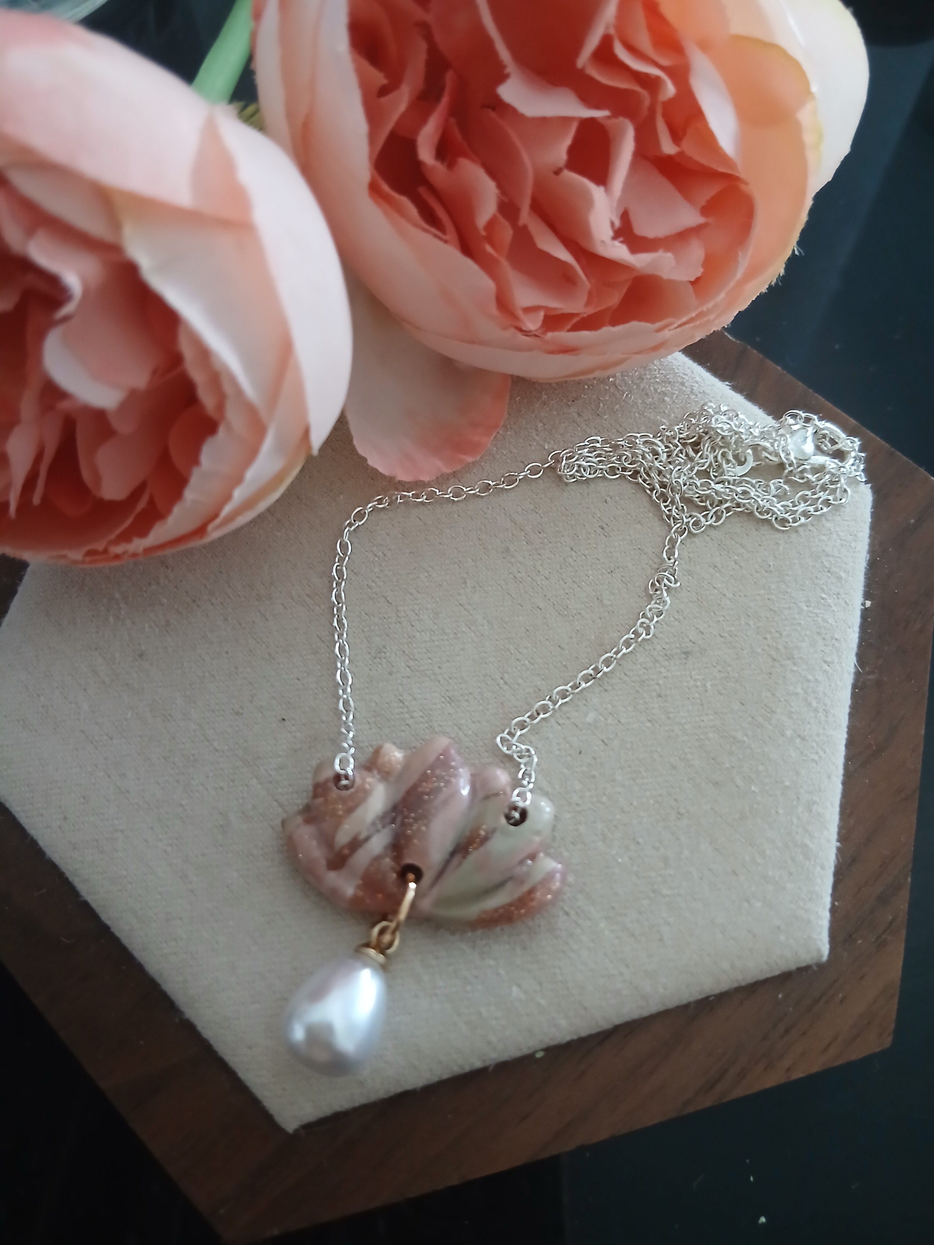 Collier— Justine la combinaison poétique